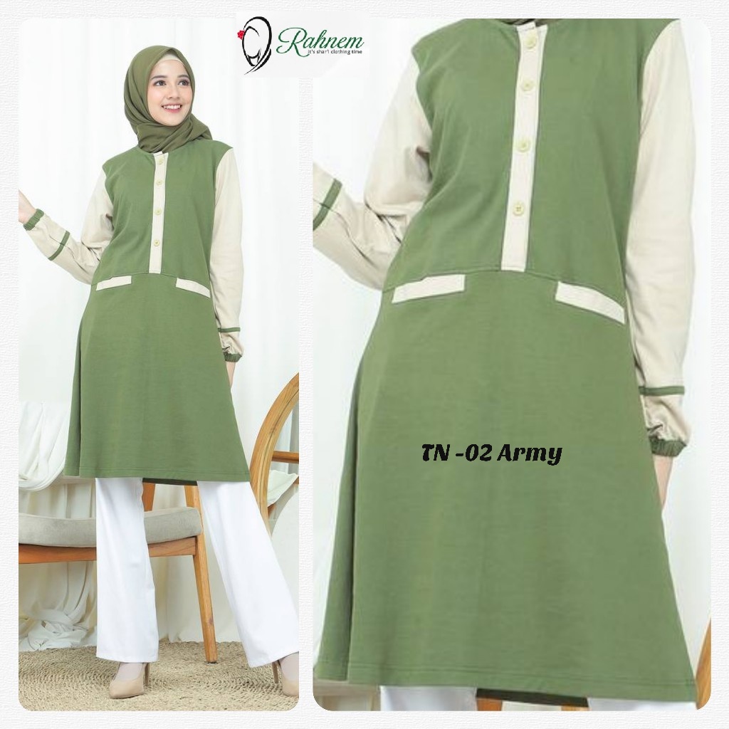 Rahne Atasan Tunik  / TN - 02 / Fashion Muslim