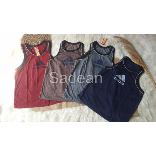 Kaos Singlet Pria Murah/Kaos Dalam Pria Addidas/Kaos Singlet Pria All Size