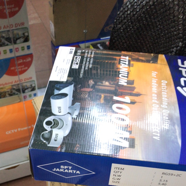 Paket cctv spc 6 undoor 2 outdoor