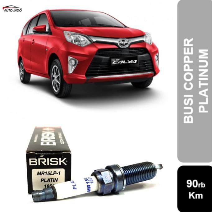 [[[TERBARU BISA COD]]] Busi Mobil Toyota Calya Sigra 1200cc BRISK Platin MR15LP-1 GRATIS ONGKIR HARG