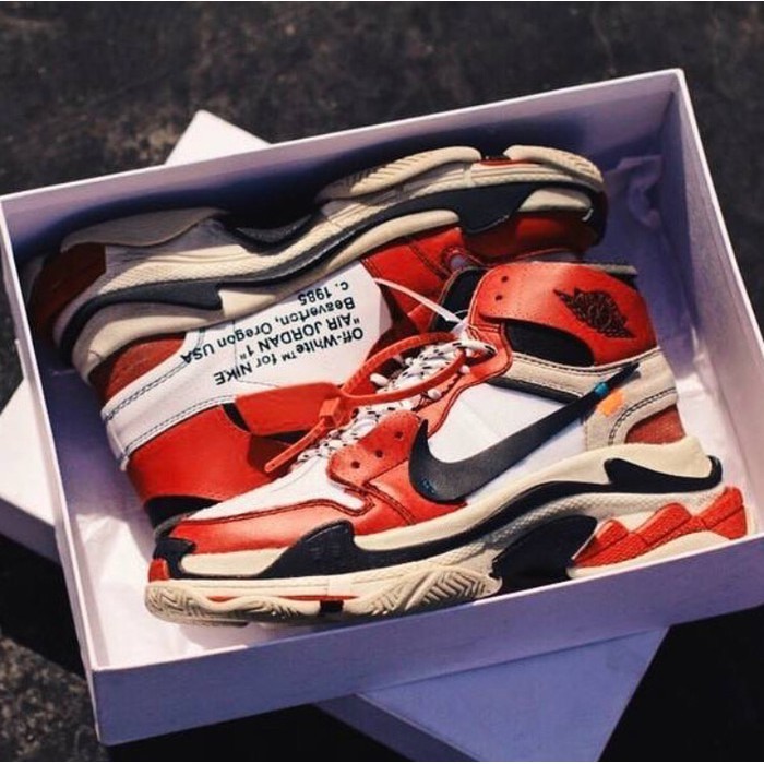 custom balenciaga triple s
