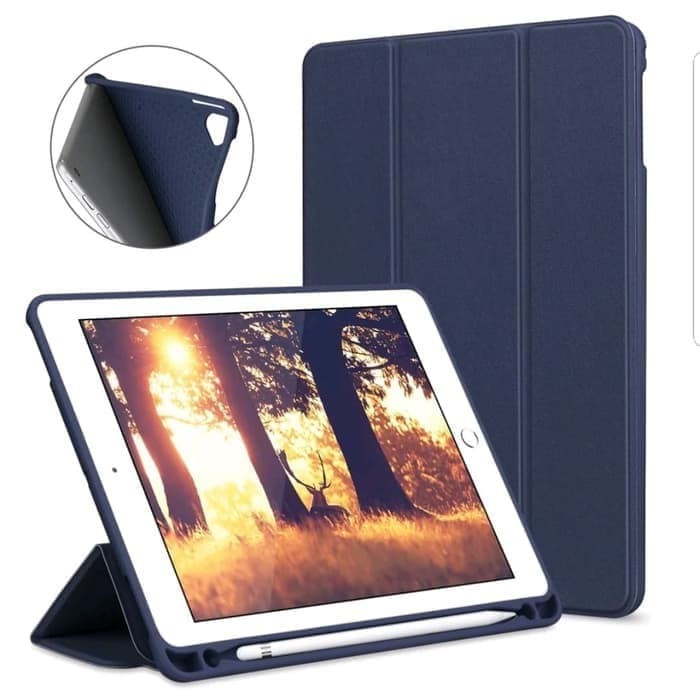 iPad 5 6 9.7 Inch Smart Flip Case With Pencil Slot Book Cover Casing