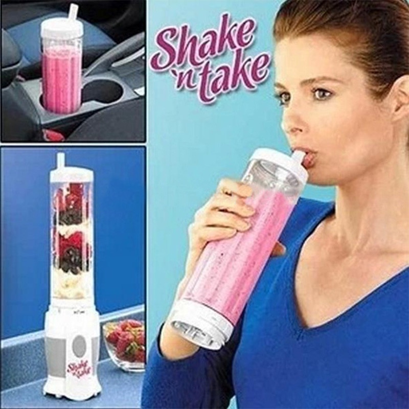 Shake n Take Blender Buah Portable Juicer Mini 400ml - VT04