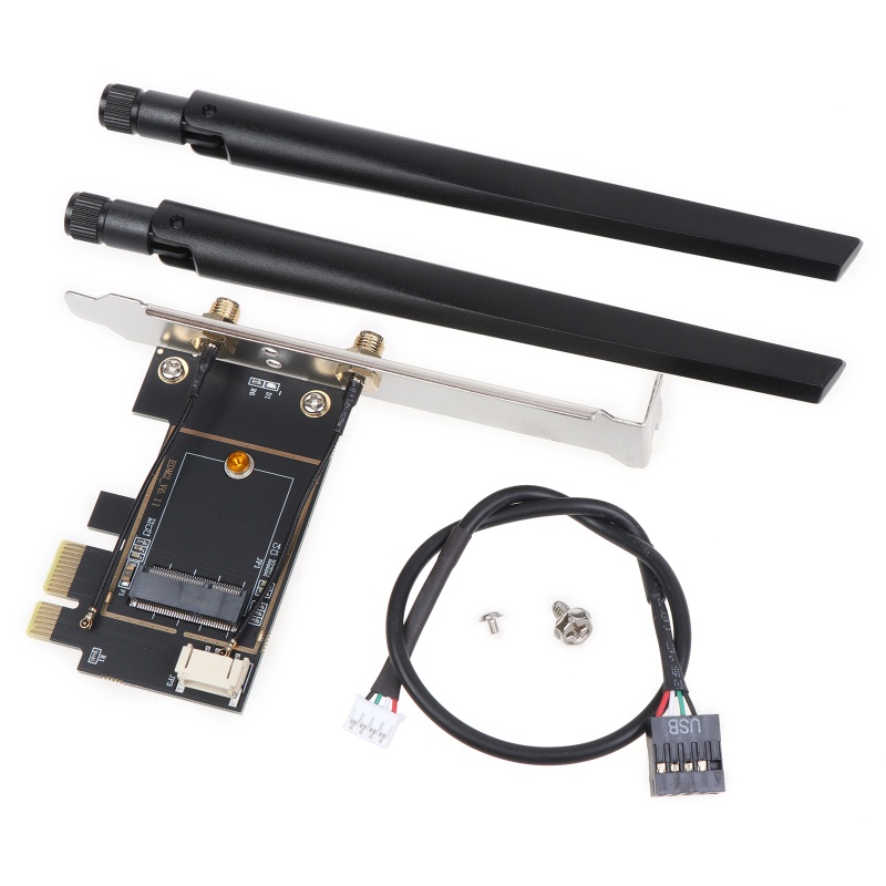 Btsg Card Mini Pci-e Ke Untuk M.2 NGFF WIFI Adapter Untuk Desktop PC Wlan Connect