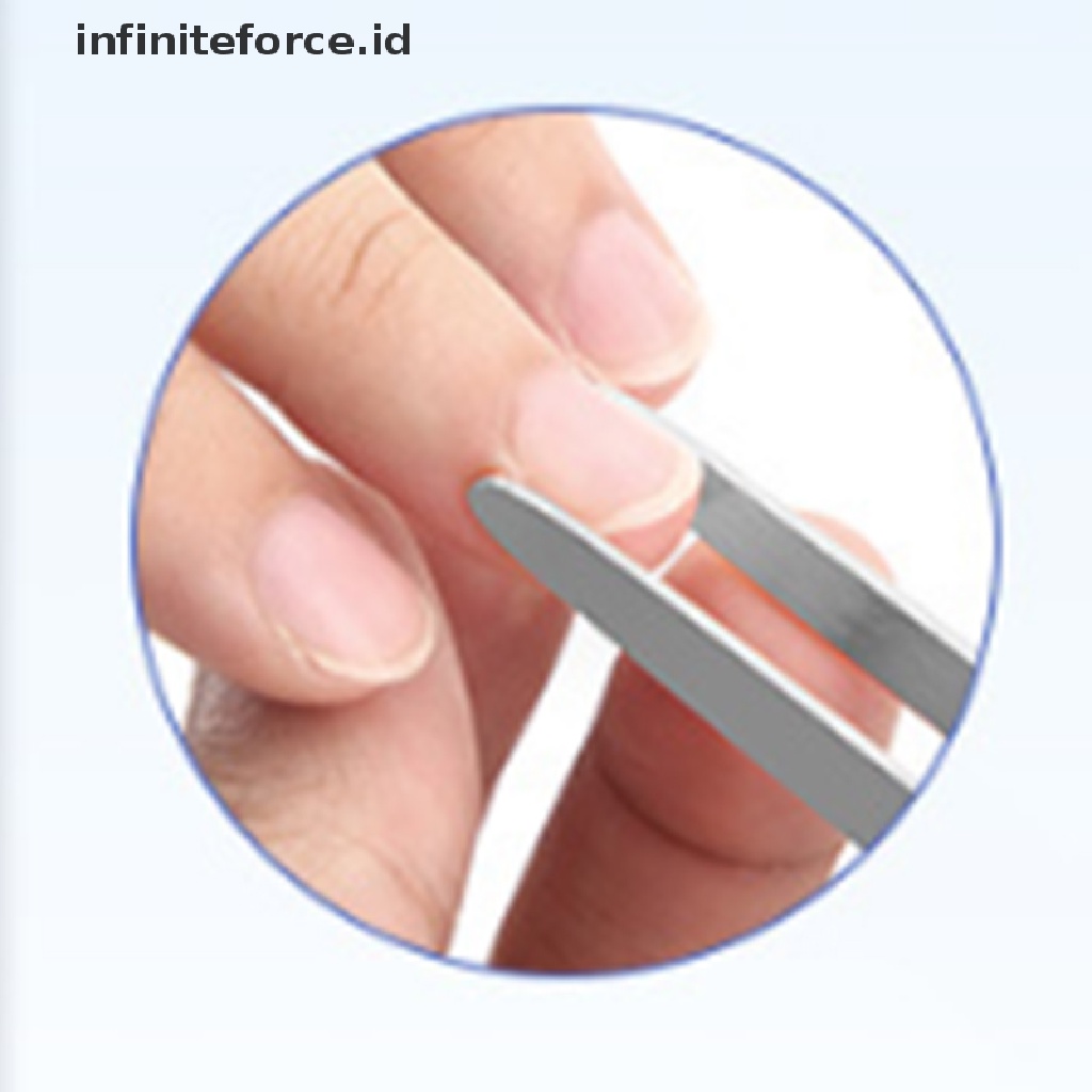 (infiniteforce.id) Pinset Penjepit Kuku Bahan Akrilik Untuk Nail Art