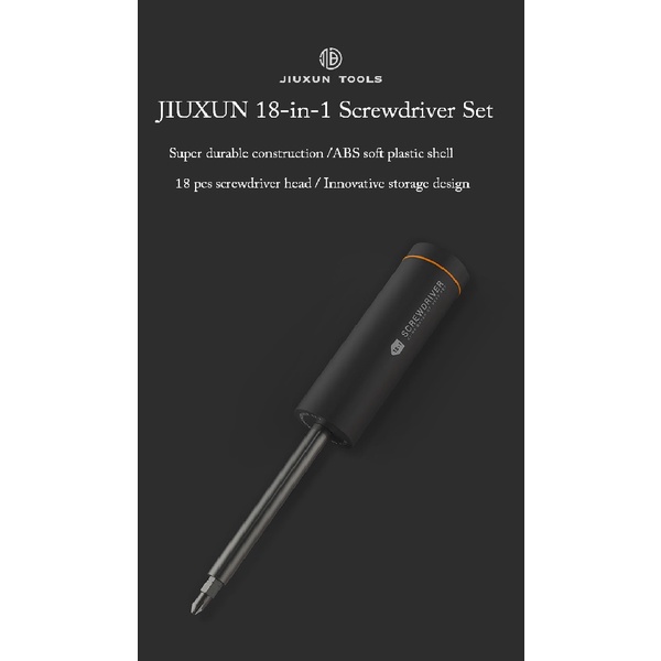 JIUXUN TOOLS 18 in 1 Precision Screwdriver - Set Obeng Manual 18 in 1