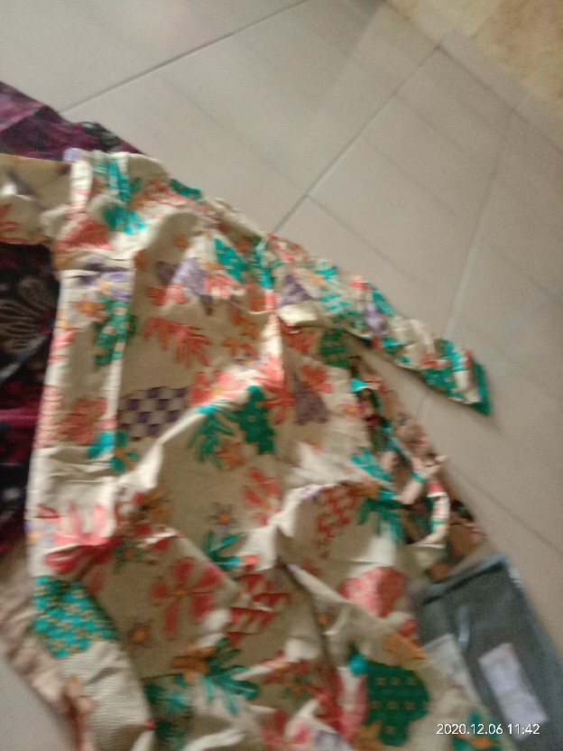 Modern Muda Gamis Batik Busui Jumbo Resleting Depan