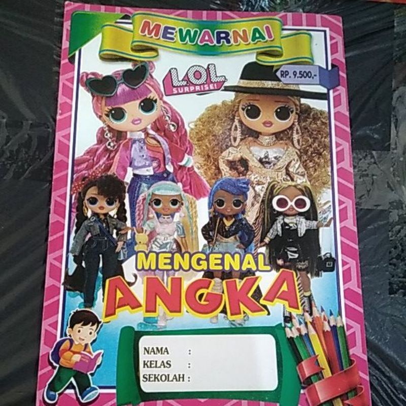 

BUKU MEWARNAI ANIMASI LOL/ MENGENAL ANGKA