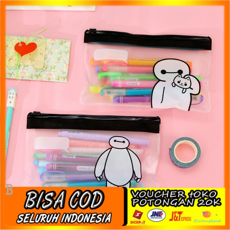 

Tempat Pensil Transparan Baymax Big Hero Murah / Tempat Kosmetik