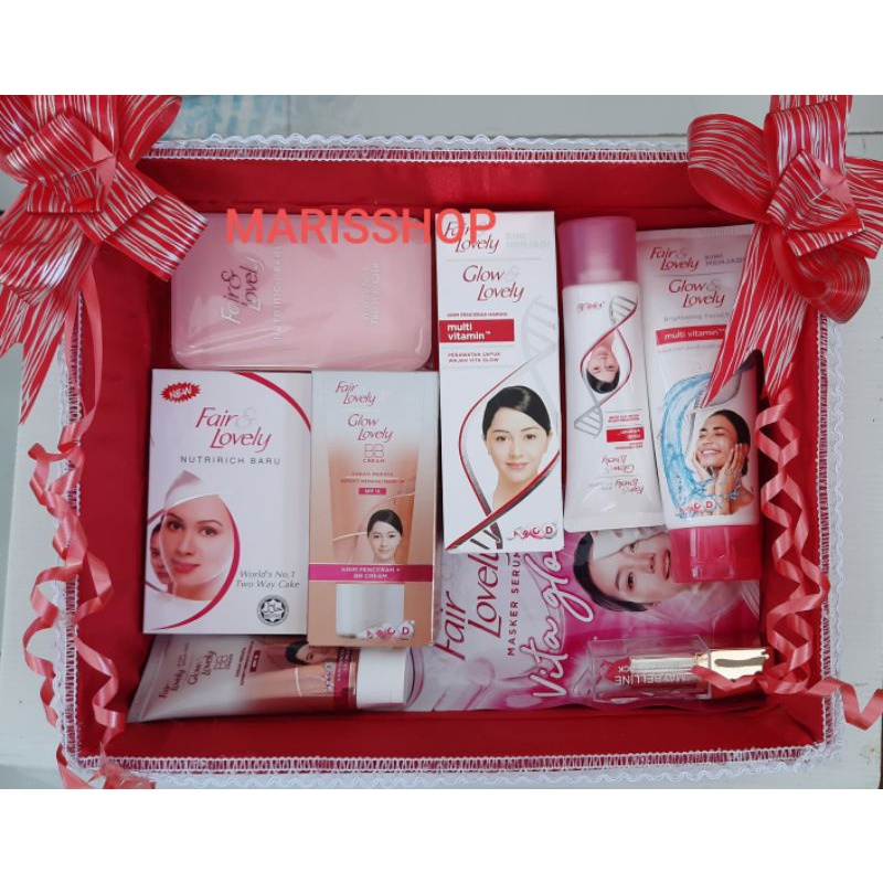 COD - FAIR&LOVELY PAKET SESERAHAN/PAKET MAKE UP KOSMETIK