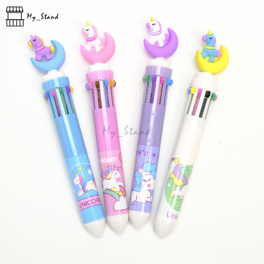 

Pena Unicorn 10 Warna Pen Bolpen Pulpen warna warni Gelpen Karakter Murah Lucu Bolpoi Ballpoint Anak Remaja Sekolah