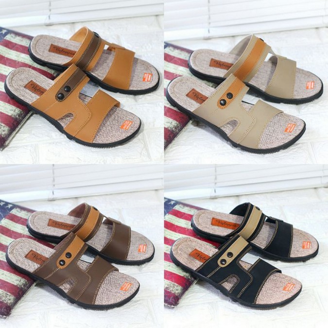 sandal sol pria slide distro casual kokop KANCING