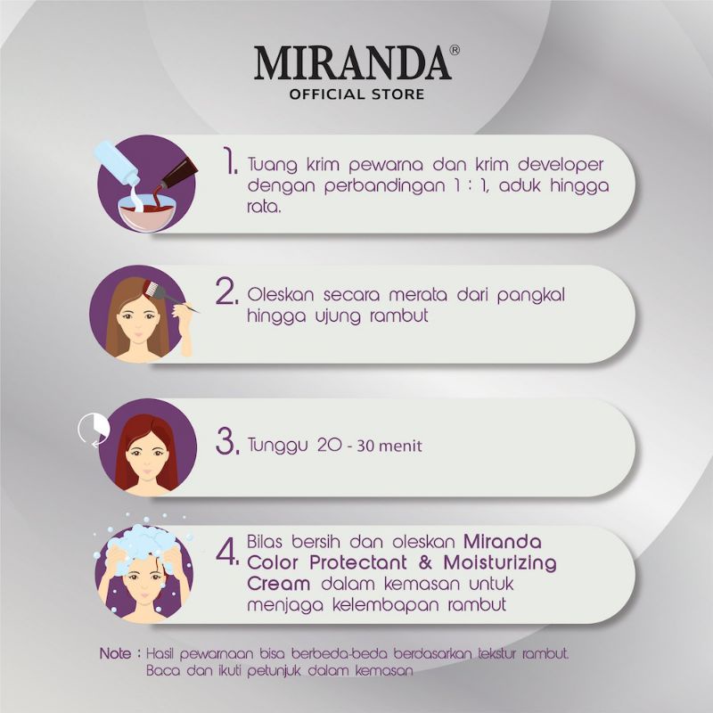 (PROMO) MIRANDA PEWARNA RAMBUT HITAM ALAMI