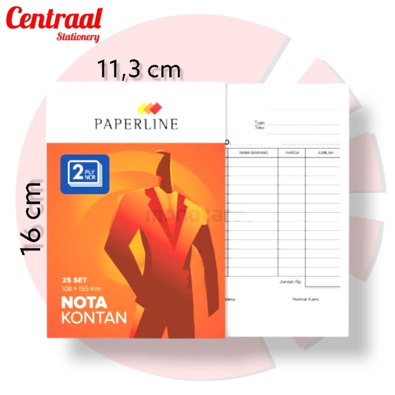 

Nota NCR Paperline Kecil 2 ply