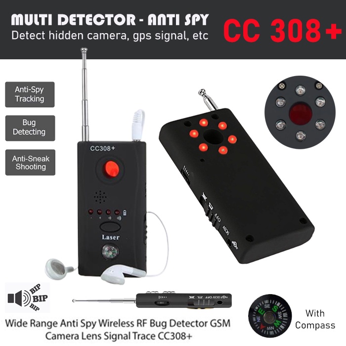 Jual Multi Detector Alat Penyadap Dan Kamera Spy CC308 Shopee Indonesia