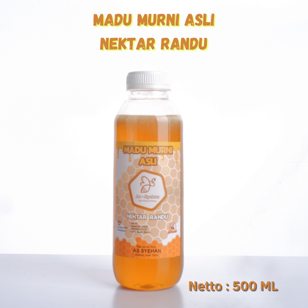 

Madu Murni Asli Nektar Randu As-Syehan 500 ML