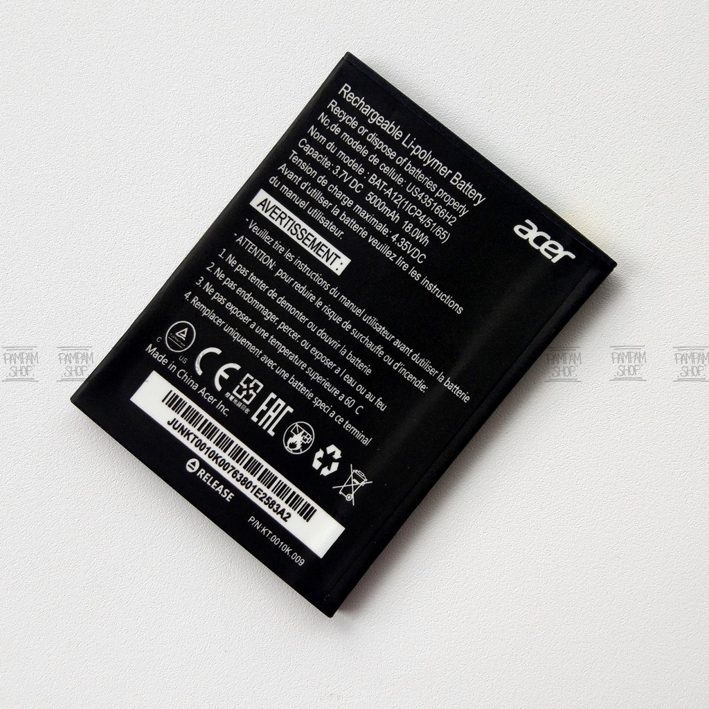 Baterai Acer Liquid Z520 BAT-A12 Original OEM Batre Battery Batrai BAT A12 Z 520 HP