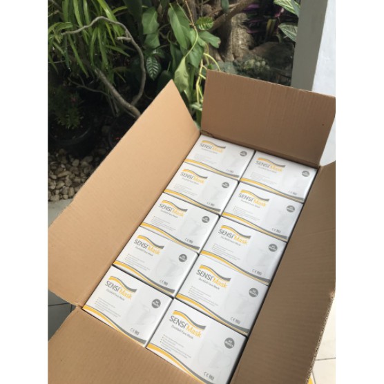 MASKER DUCKBILL SENSI MASKER MEDIS SENSI 1 Box Original Embos