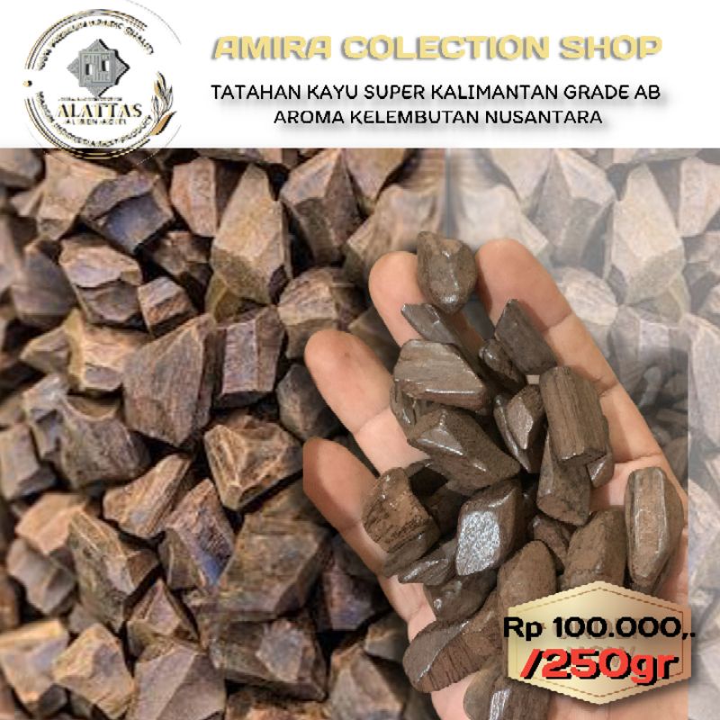 tatahan kayu gaharu /250gr kalimantan grade AB terbaik