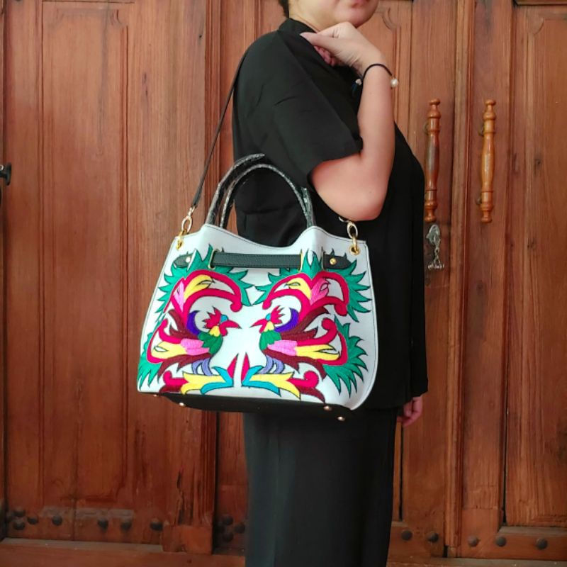 DIR TOTE BAG SULAM TUMPAR KALIMANTAN, TOTE BAG ETNIK, TAS TUMPAR MURAH, TAS ETNIK KALIMANTAN