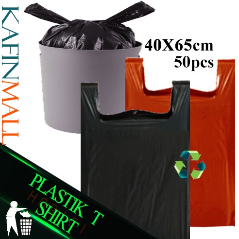 Kantong Plastik HD Plong / Plastik Kresek Packing 40X65CM Ekonomis Isi 50 Lembar Tebal Grosir