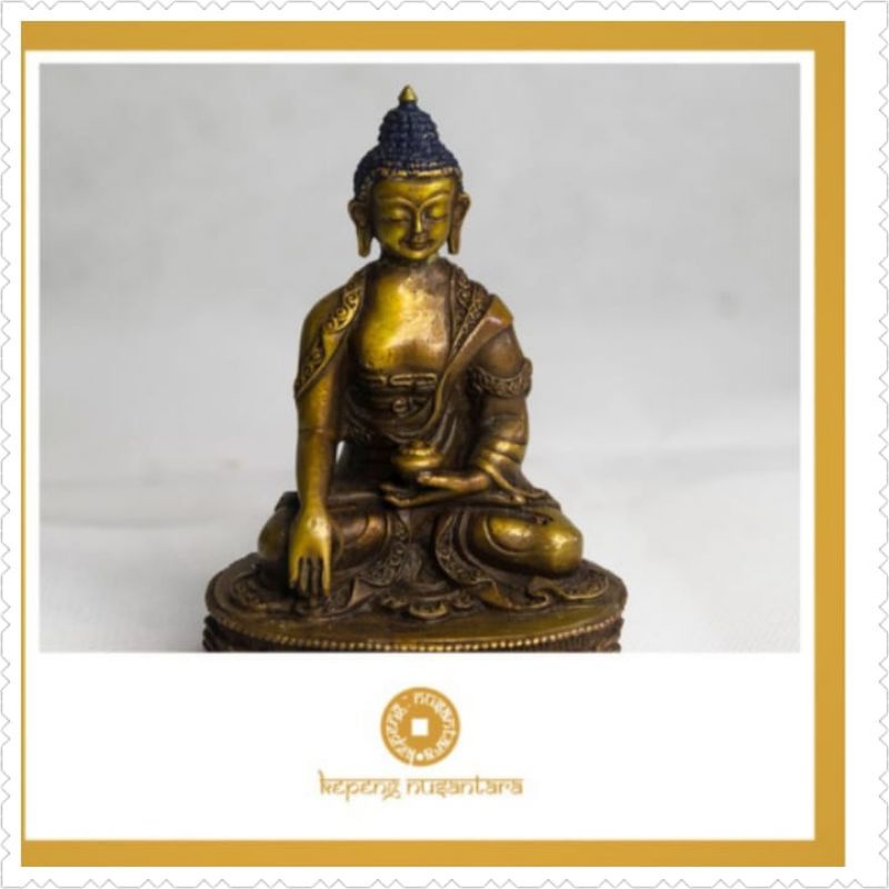 Rupang Buddha Sakyamuni Oxidize 10.5 cm Original Nepal