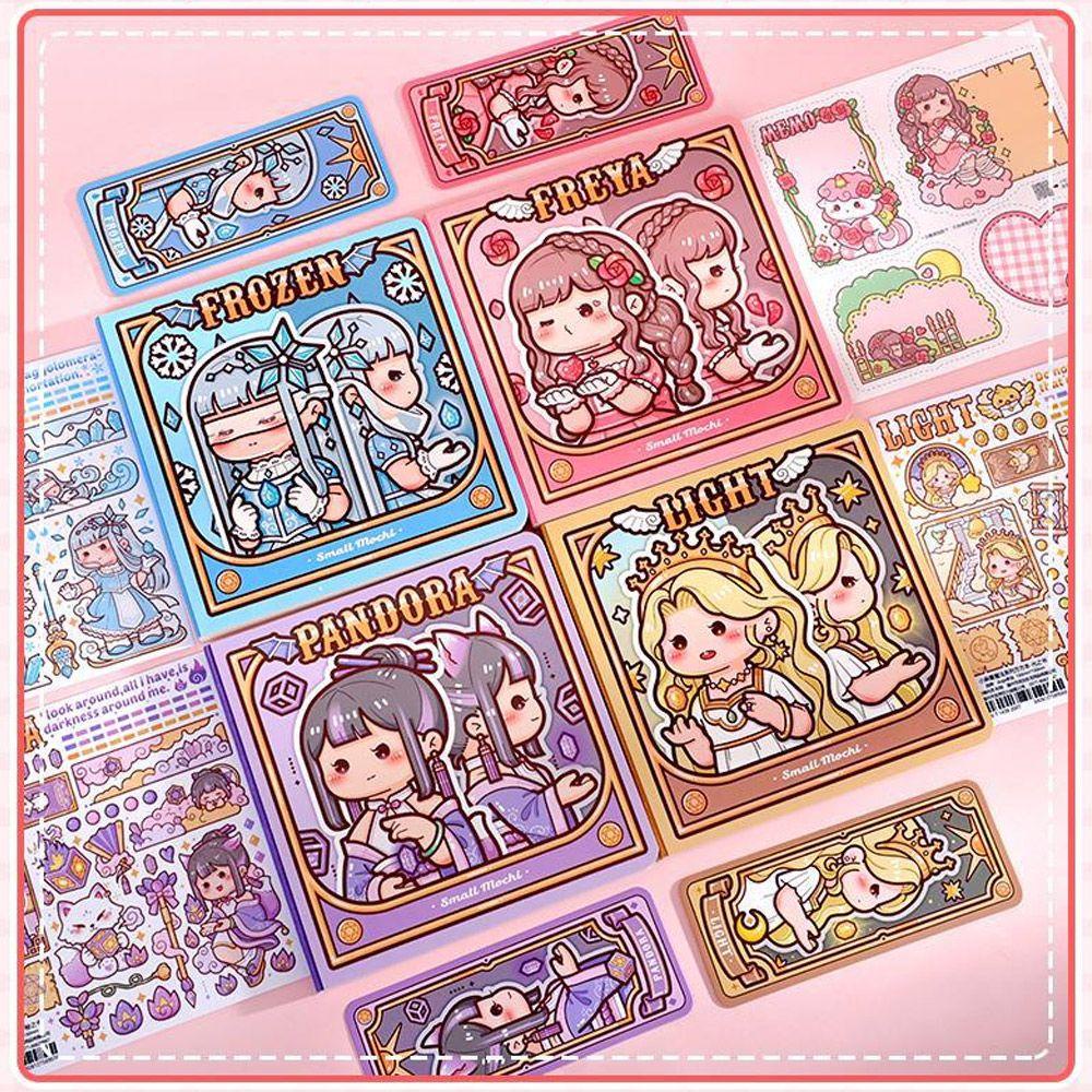 Set Stiker Tape Mini Motif Bunga Untuk Dekorasi Buku Diary