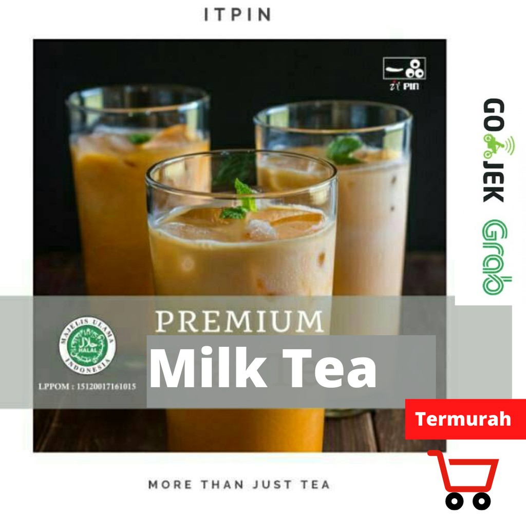 Itpin Milk Tea Powder Premium 1kg 100% Ori