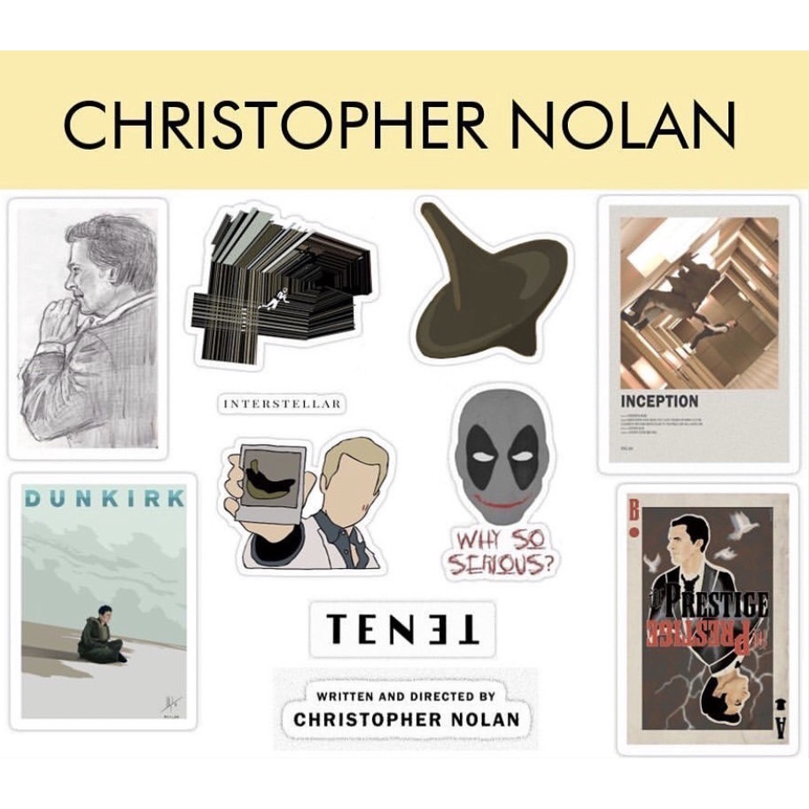 

Sticker Film Christopher Nolan