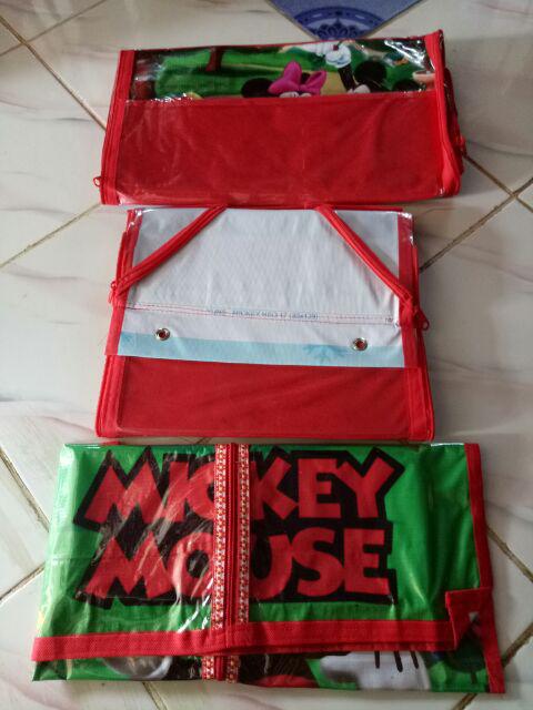 Rak Gantung Organizer Set 3in1 Rak Tas,sepatu,jilbab+hanger Besi Banner Karakter 1 Kg