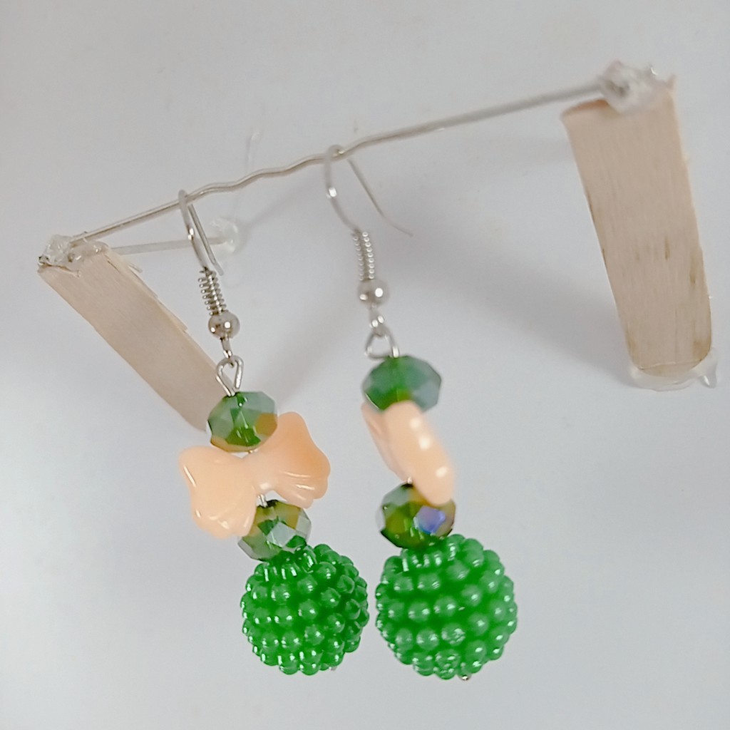 Earring Anting Handmade/Anting korea/Anting manik pastel Murah By Tokopelanginicer