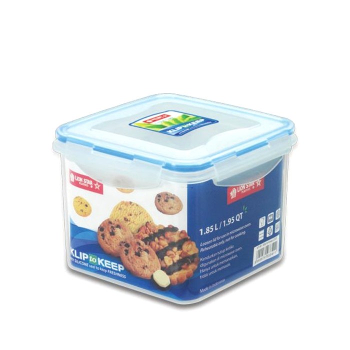 Klip To Keep Praxis Keeper 1.85 LT Lion Star Kedap Udara Seal Karet Food Grade Kotak Food Storage Bo