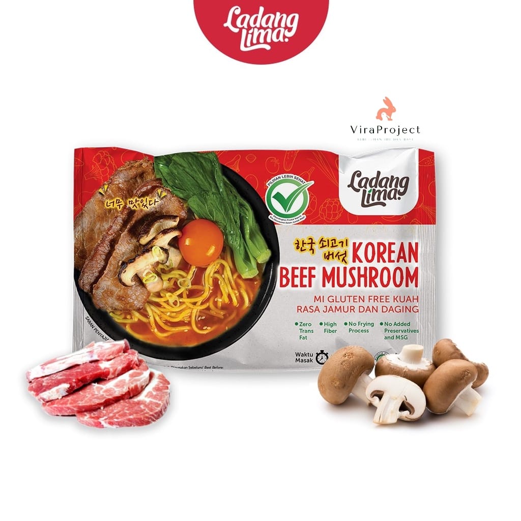 LADANG LIMA KOREAN BEEF NOODLE 94G GLUTEN FREE