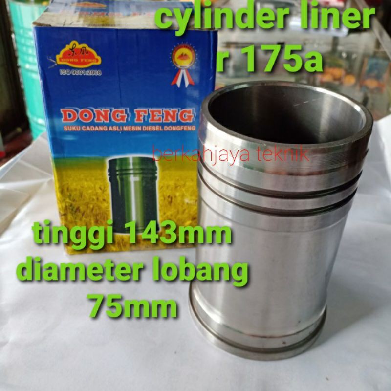 liner r 175 a boring donfeng r 175a cylinder liner 7 pk