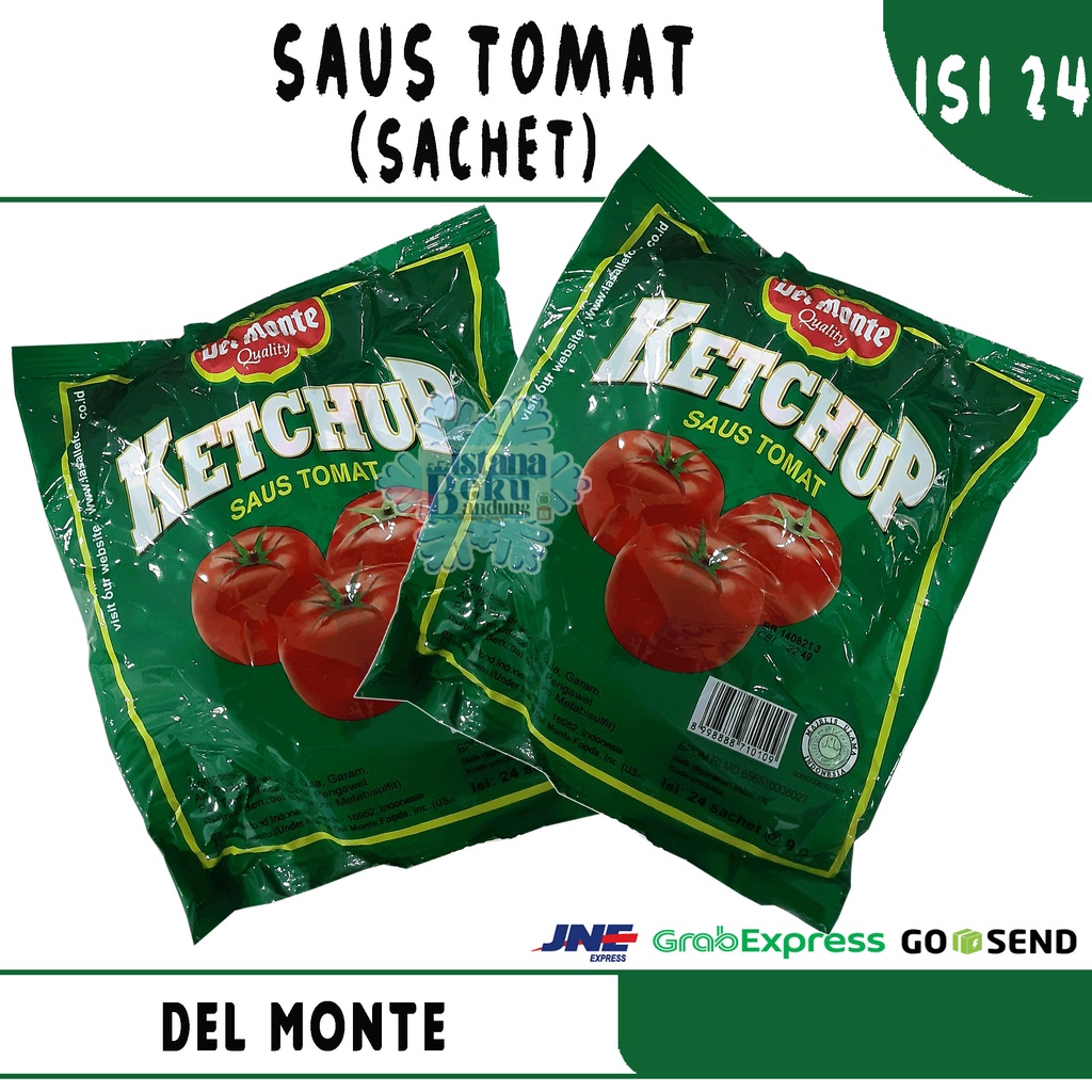 

Del Monte Saus Tomat Sachet isi 24