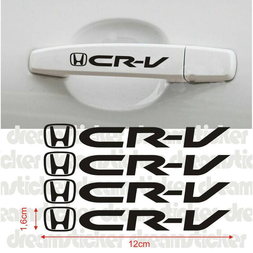 Sticker Door Handle Cutting Stiker Pegangan Pintu Mobil Honda Crv