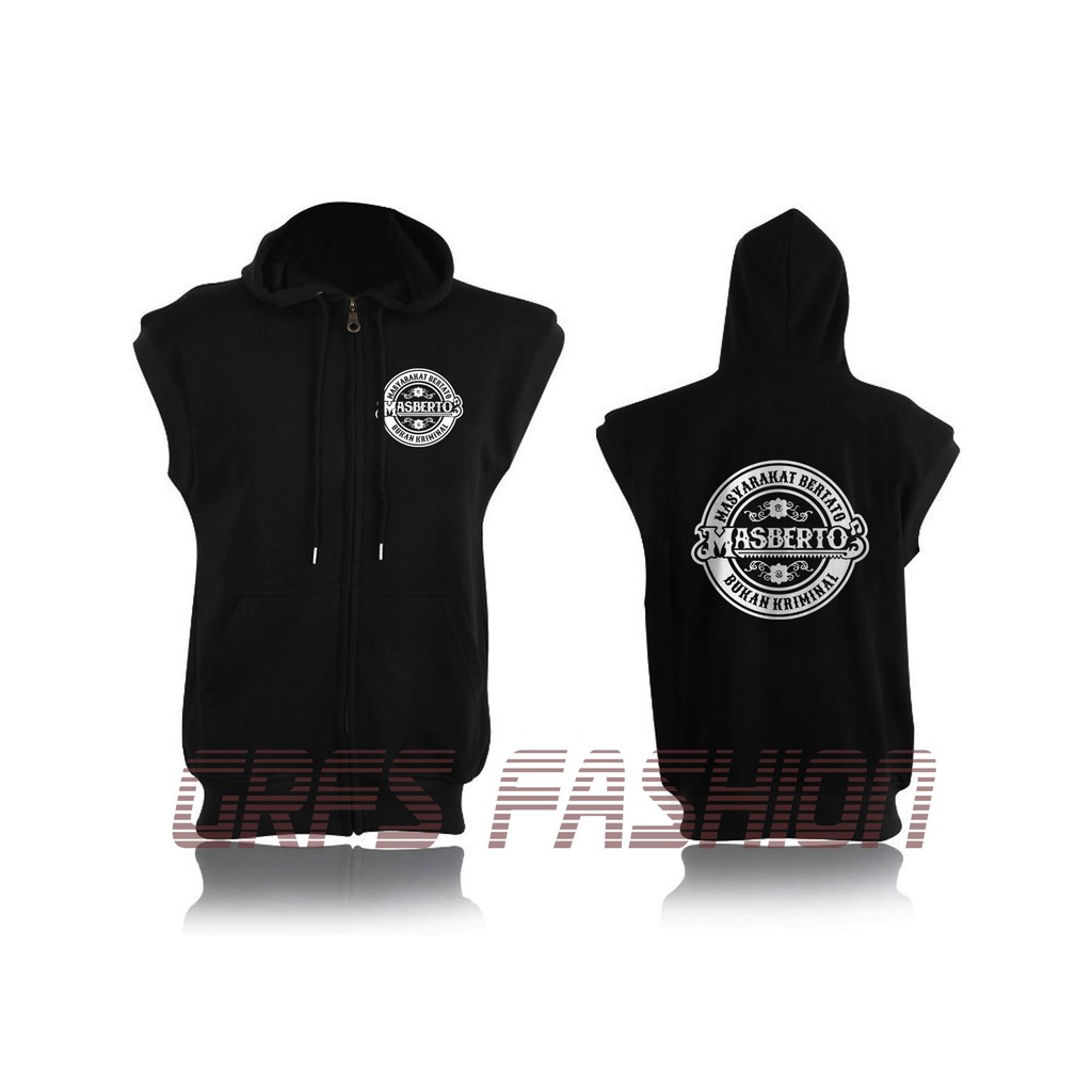Jaket Rompi Zipper Masberto
