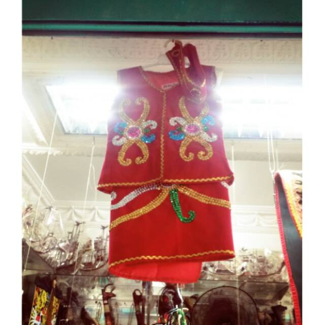 Baju adat dayak anak anak/ pakaian dayak wanita