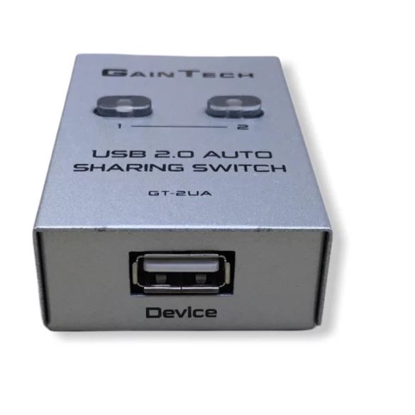 Usb 2.0 switch auto gaintech 2 port sharing for universal printer gt-2ua - Usb2.0 switcher printer 1 pc to 2 print otomatis