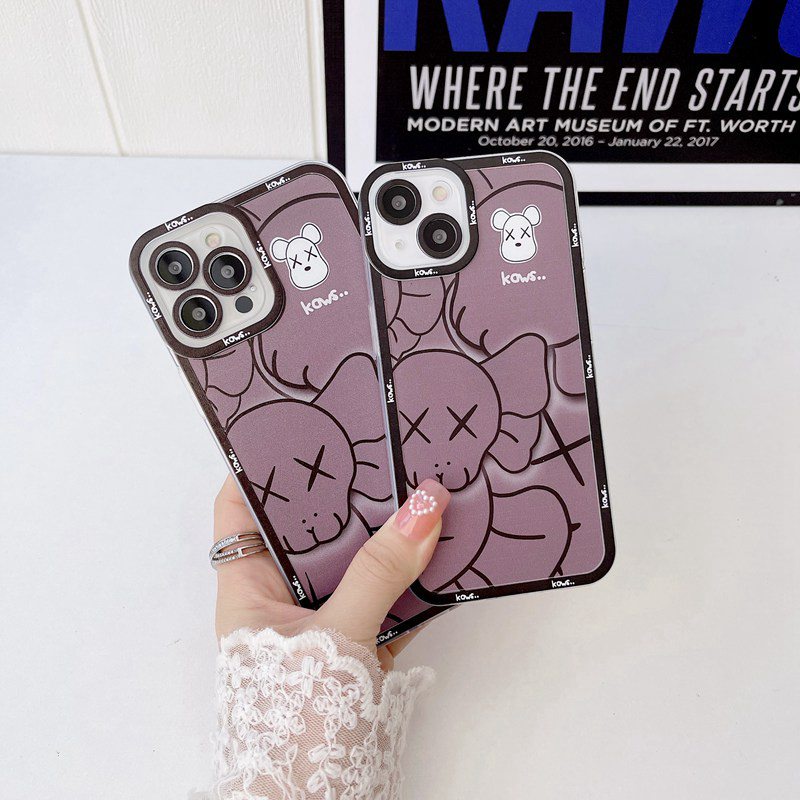 Violent Bear Soft Case iP iPhone 11 12 13 Pro Max 6 6S 7 8 + Plus X XR SE 2020 XS Max Casing