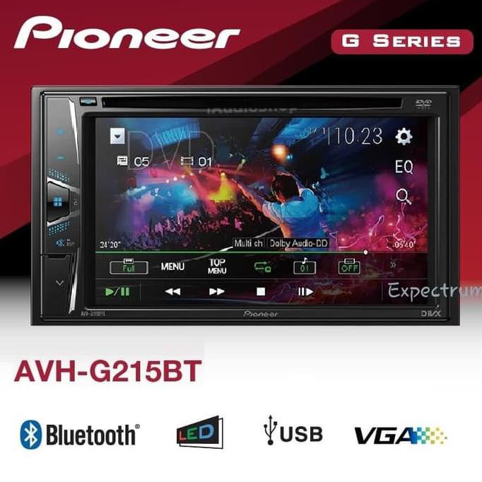 Pioneer AVH-G215BT Tape Mobil AVH G215 BT Double Din Head Unit Audio