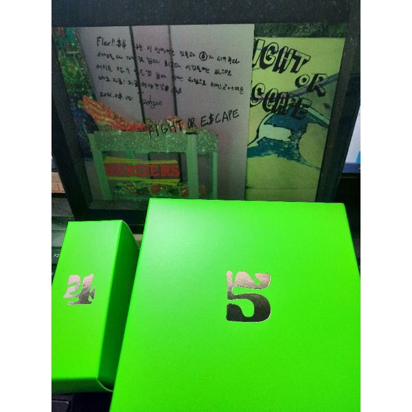 Merch Album Jewel Fight Escape FOE dan Little Wishes TXT Posca Postcard PC Photocard Yeonjun Soobin 