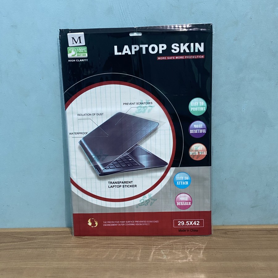 Skin Protector / Anti Gores Pelindung Body Luar Laptop Transparan - Buram Glossy