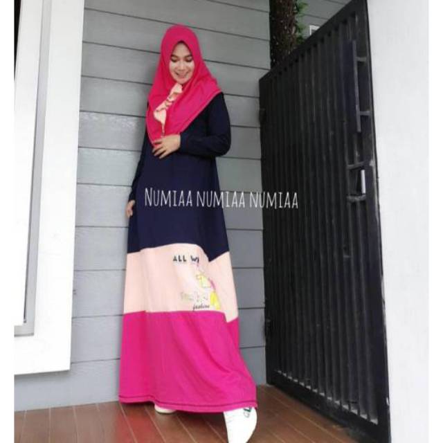 Fashion maxi dress numiaa baru