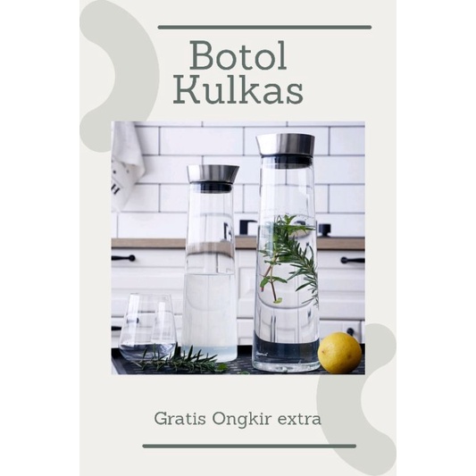 Botol Kulkas Botol Air Minum Botol Jus Botol Infused Water Kaca
