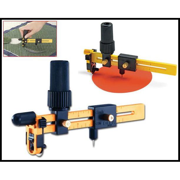 

BEST SELLER ALAT POTONG KAIN BENTUK BULAT/ OLFA ROTARY COMPASS CUTTER