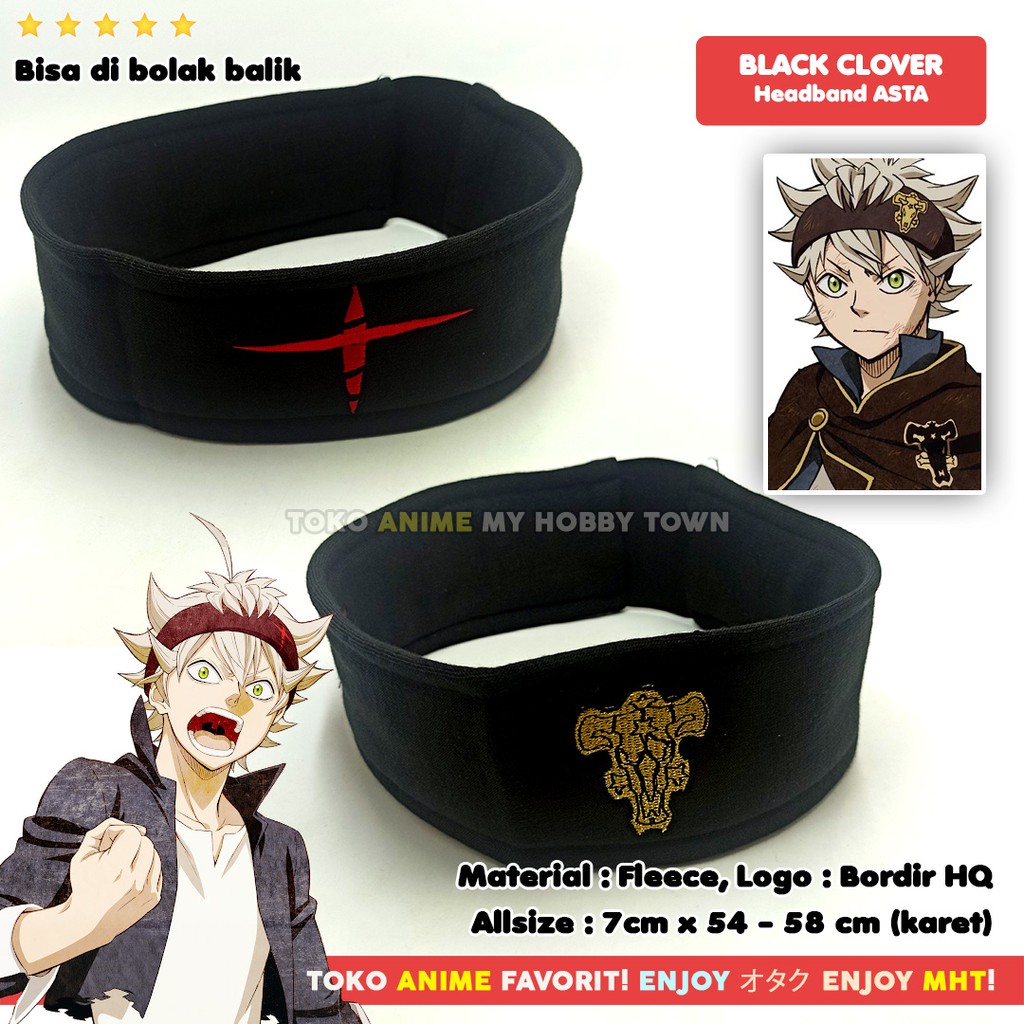 Headband Asta - Black Clover Ikat Kepala