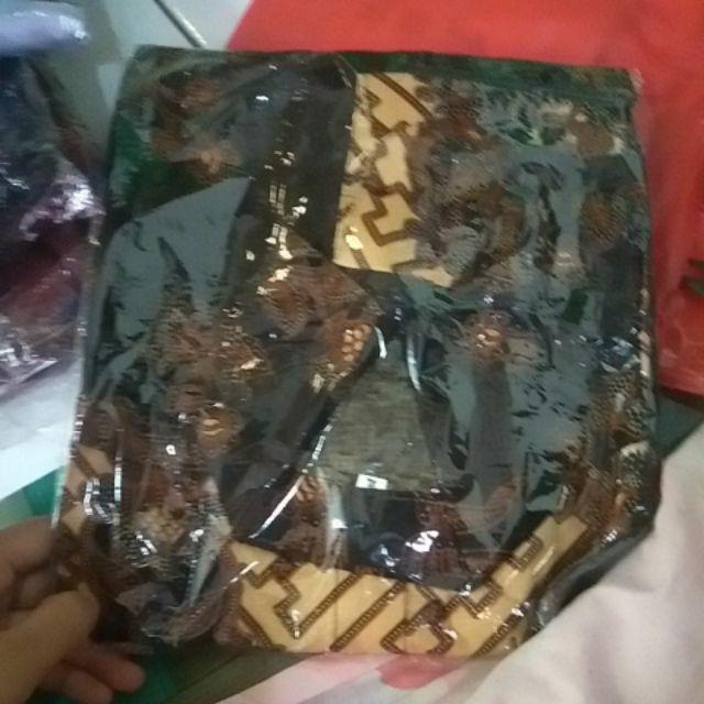 Kemeja Batik Pria Lengan Panjang Size M L Xl Xxl Bswart Batik Hrb026 Kenongo Hem Panjang Padi Kemeja