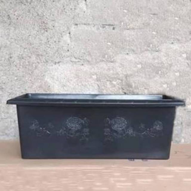 Pot Panjang Plastik Hitam Gsp 65cm