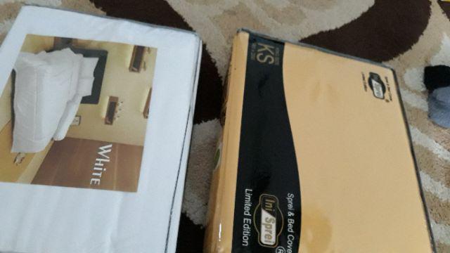 Inisprei Uk 180 Sprei Super Lembut Katun Bantal 2